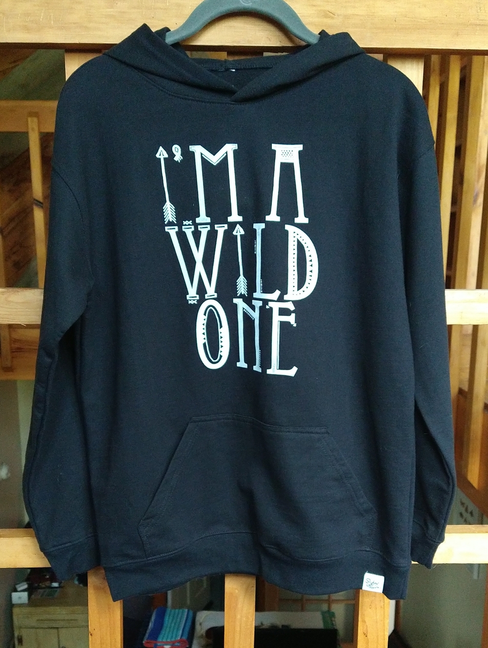 Kid's Slyfox Threads 'I'm A Wild One' Graphic Hoodie - Youth XL